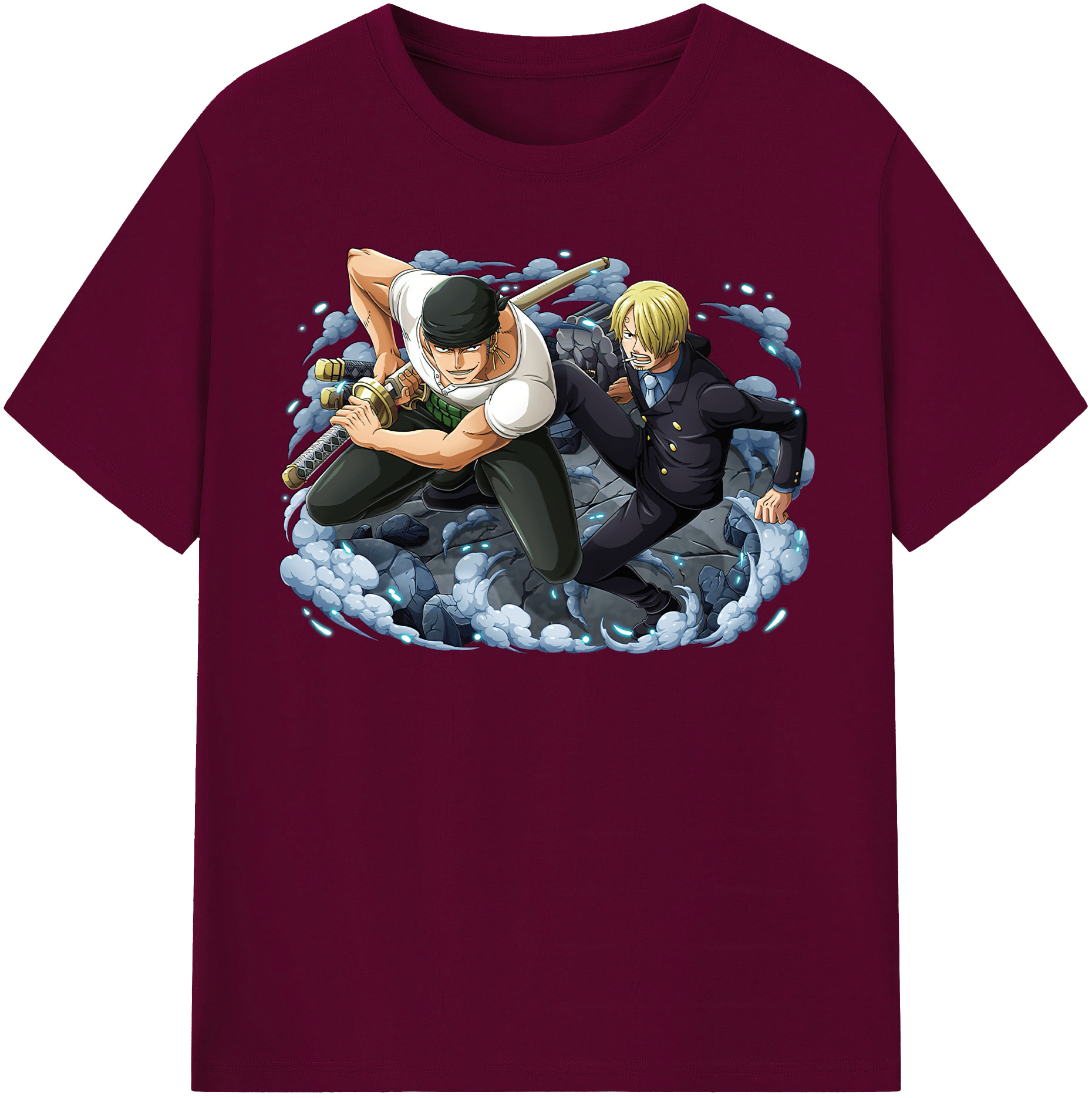 ワンピース ロロノア・ゾロ ONE PIECE Roronoa Zoro レディースカジュアルプリントTシャツ（綿100％）